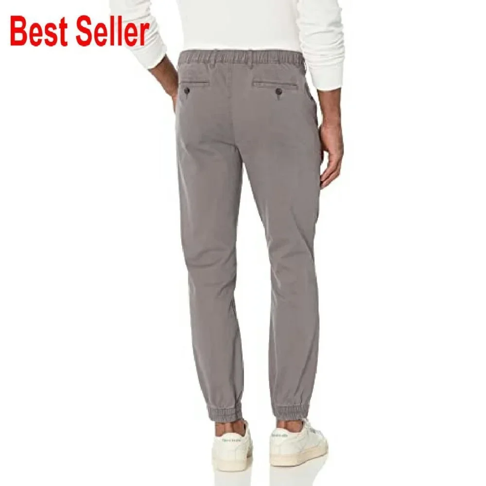 Slim-Fit Cotton Joggers Comfortable Stylish Casual Athletic Pants Modern